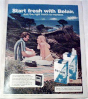 1972 Belair & Belair Filter Longs Aircraft Radio ad