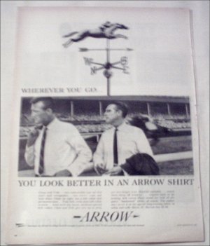 1959 Arrow Chase and Tide Shirts ad