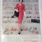 Avon Cosmetics Red Dress ad
