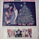 1963 Doubl-Glo Holiday Decorations Sword in the Stone ad