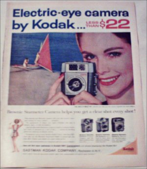 1961 Kodak Brownie Starmeter Camera ad