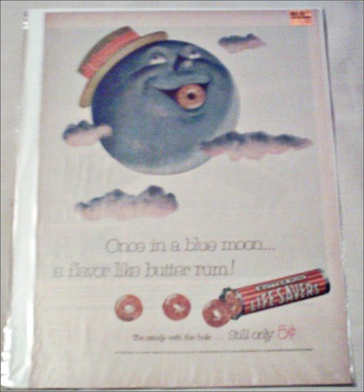 1954 Butter Rum Lifesavers ad