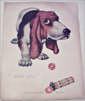 1957 Five Flavor Lifesavers ad