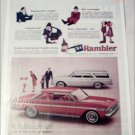 1964 American Motors Rambler Classic 770 2 dr ht & CC 4 dr stationwagon car ad