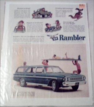 1964 American Motors Rambler Classic 770 CC 4 dr stationwagon car ad