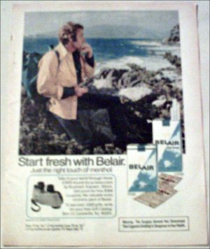 1973 Belair & Belair Filter Longs Cigarettes Binoculars ad