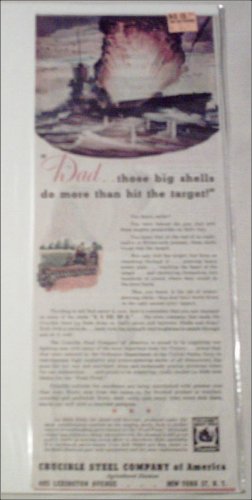1944 Crucible Steel Company ad