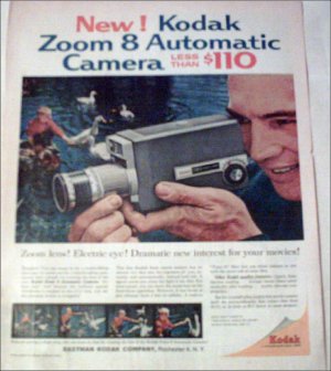 1961 Kodak Zoom 8 Automatic Camera ad