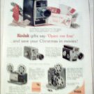 1962 Kodak Cameras Christmas ad