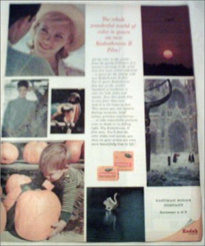 1962 Kodak Kodachrome II Film ad