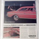 1964 American Motors Rambler Classic & Ambassador Lineup car ad