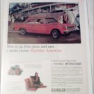 1965 American Motors Rambler American 2 dr ht car ad red