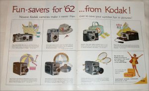 1962 Kodak Cameras Summer ad