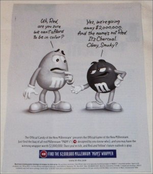 1998 M & M's Millenium Contest ad