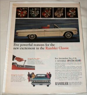 1965 American Motors Rambler Classic 770 convertible car ad #1