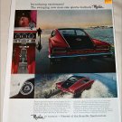 1965 American Motors Rambler Marlin car ad red & black