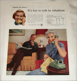 1958 Bell Telephone ad
