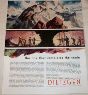 Dietzgen Company Link In Chain ad