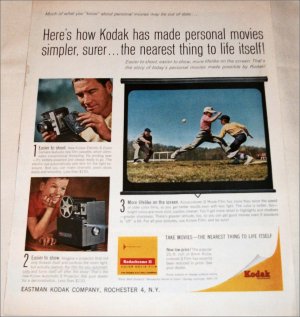1963 Kodak Electric 8 Zoom Camera ad