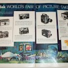 1964 Kodak Cameras New York's Worlds Fair ad