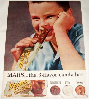 1957 Mars Bar ad #1