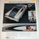 1965 American Motors Rambler Marlin car ad silver & black