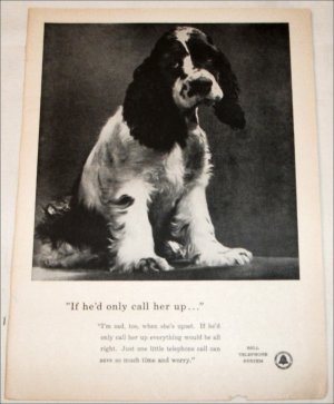 1956 Bell Telephone Puppy ad