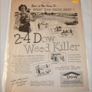 1946 Dow 2-4D Weedkiller ad