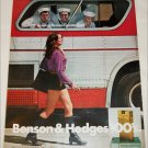 1971 Benson & Hedges 100's Cigarette Bus ad