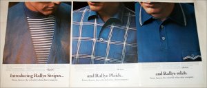 1969 Arrow Rallye Shirts ad