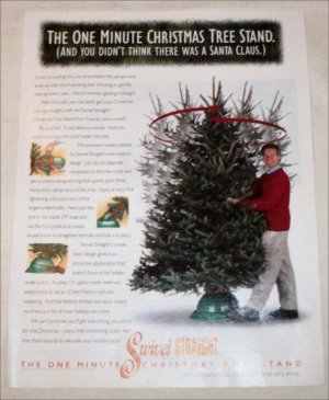 One Minute Swivel Straight Christmas Tree Stand ad