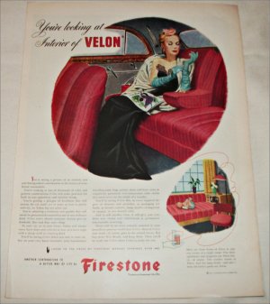 1943 Firestone Velon ad