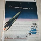 Foote Bros Rocket ad