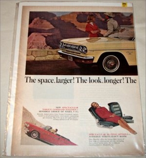 1965 American Motors Rambler Classic 770 2 dr ht car ad yellow & black