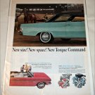 1965 American Motors Rambler Classic 770 2 dr ht car ad blue & black