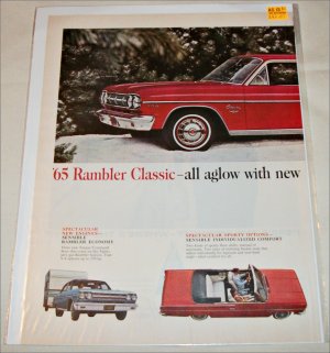 1965 American Motors Rambler Classic 770 4 dr stationwagon car ad