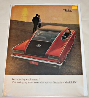 1965 American Motors Rambler Marlin car ad