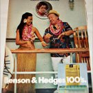 1971 Benson & Hedges 100's Cigarette Cruise ad