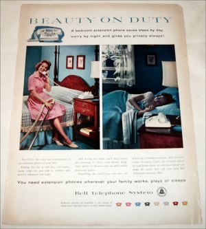 Bell Telephone Beauty On Duty ad