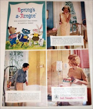 Bell Telephone Springs A Ringin ad