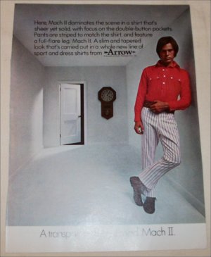 1970 Arrow Mach II Shirt ad