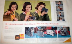 Kodak Instamatic Movie Camera Christmas ad
