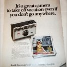 1968 Kodak Instamatic 104 Camera Vacation ad
