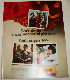 1968 Kodak Film Halloween ad
