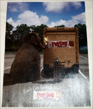2000 Payday Candy Bar ad