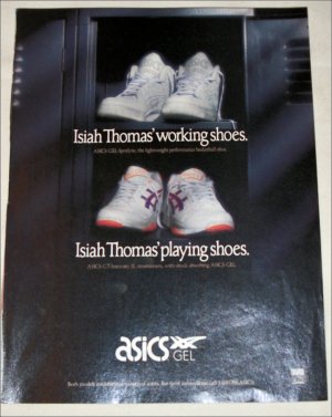 Asics Isiah Thomas' Shoes ad