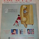 Bell Telephone 1-2-3 ad