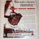 Stone & Webster Incorporated ad