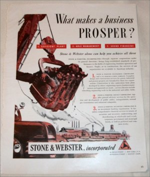 Stone & Webster Incorporated ad