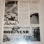 1941 Goodyear Company Rubber Railroad ad
